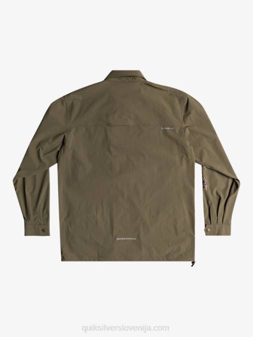 Quiksilver PJ4H1718 moški grozdni list Under sky majica z dolgimi rokavi