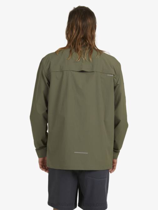 Quiksilver PJ4H1718 moški grozdni list Under sky majica z dolgimi rokavi