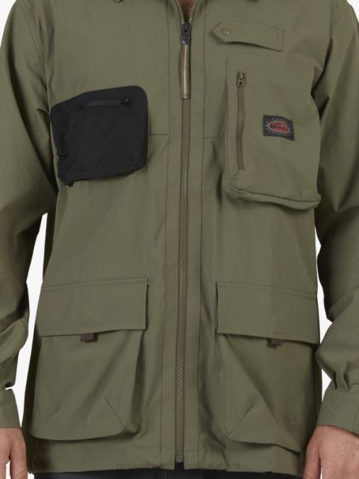 Quiksilver PJ4H1718 moški grozdni list Under sky majica z dolgimi rokavi