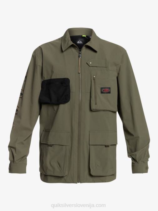 Quiksilver PJ4H1718 moški grozdni list Under sky majica z dolgimi rokavi