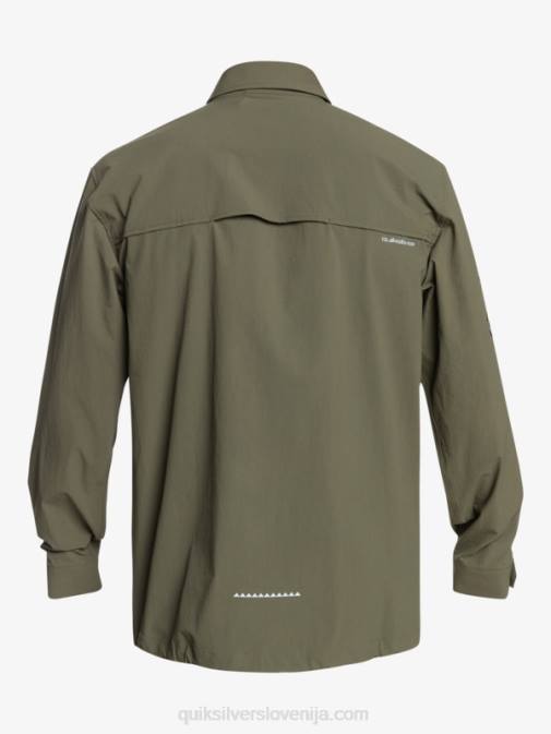 Quiksilver PJ4H1718 moški grozdni list Under sky majica z dolgimi rokavi