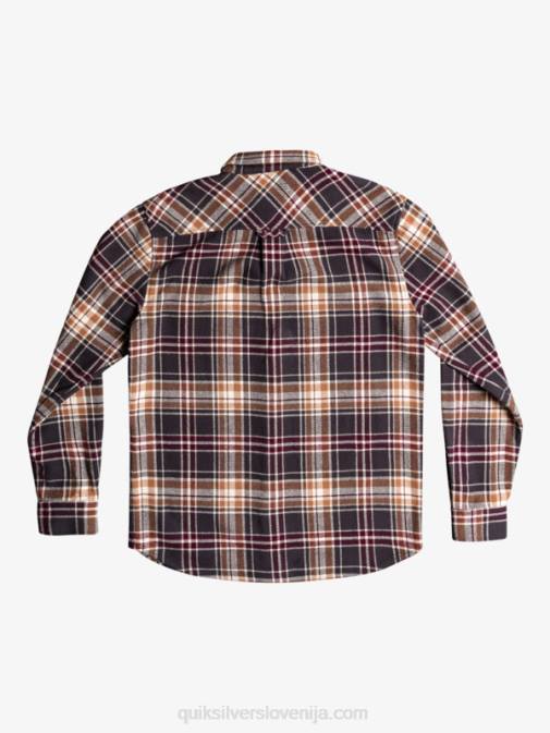 Quiksilver PJ4H1771 moški fantomski neustrašni flanelasta srajca z dolgimi rokavi intrepide explorer