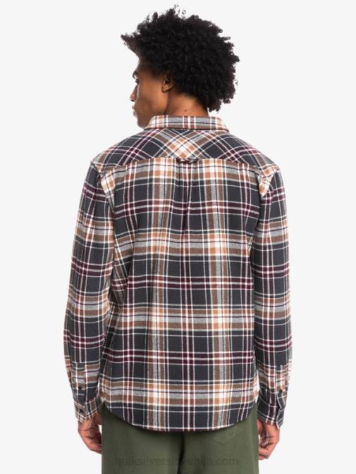 Quiksilver PJ4H1771 moški fantomski neustrašni flanelasta srajca z dolgimi rokavi intrepide explorer