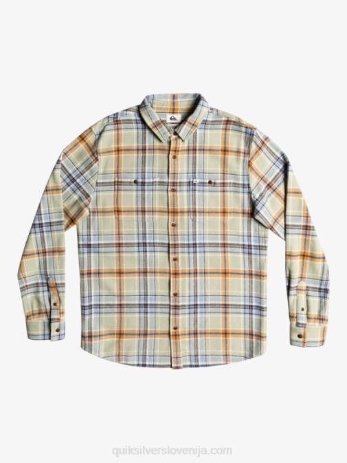 Quiksilver PJ4H1772 moški puščavski modrec intrepid flanelasta srajca z dolgimi rokavi intrepide explorer