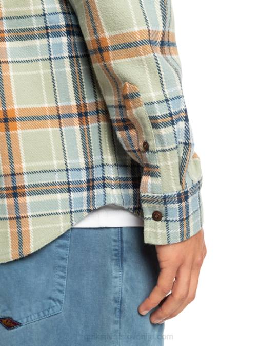 Quiksilver PJ4H1772 moški puščavski modrec intrepid flanelasta srajca z dolgimi rokavi intrepide explorer