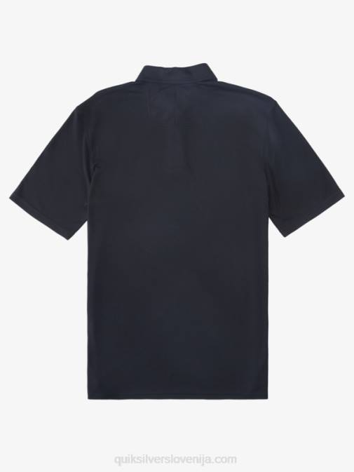 Quiksilver PJ4H245 moški Črna waterman waterpolo polo majica s kratkimi rokavi