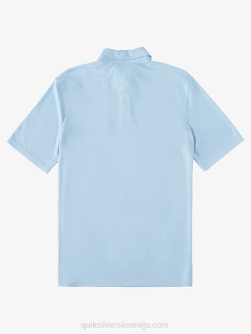 Quiksilver PJ4H248 moški temno modra waterman waterpolo polo majica s kratkimi rokavi
