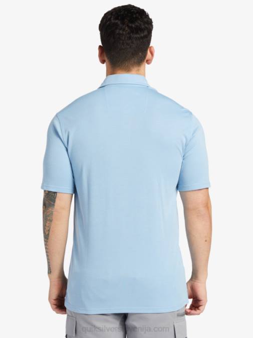 Quiksilver PJ4H248 moški temno modra waterman waterpolo polo majica s kratkimi rokavi