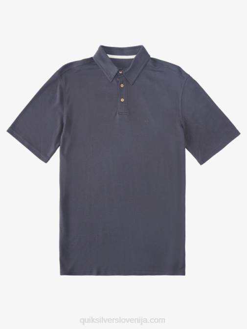 Quiksilver PJ4H250 moški modre noči waterman waterpolo polo majica s kratkimi rokavi