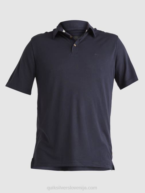 Quiksilver PJ4H250 moški modre noči waterman waterpolo polo majica s kratkimi rokavi