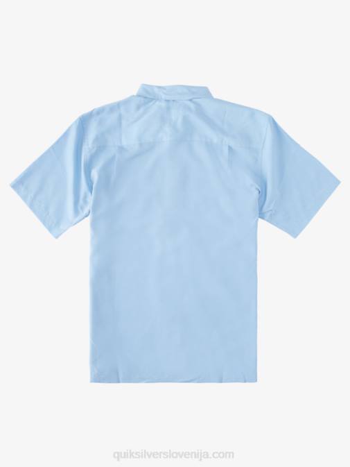 Quiksilver PJ4H285 moški dusk blue kings cliff srajca s kratkimi rokavi waterman kings cliff