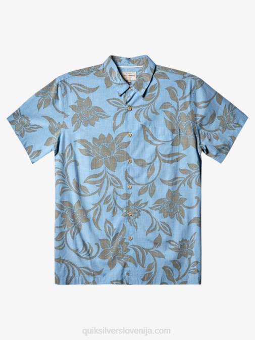 Quiksilver PJ4H289 moški mračno modra vsak vikend w srajca s kratkimi rokavi waterman vsak vikend