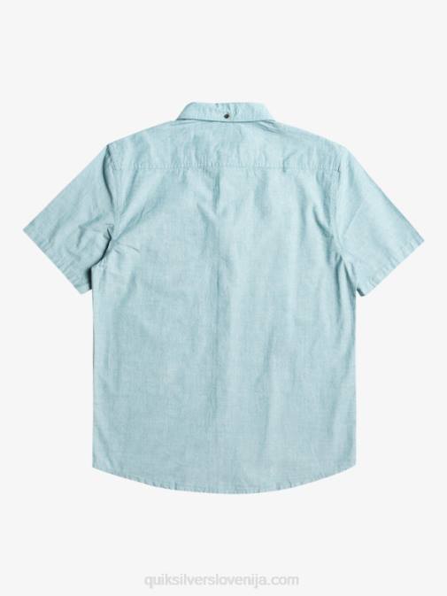 Quiksilver PJ4H377 moški maroško modra winfall majica s kratkimi rokavi