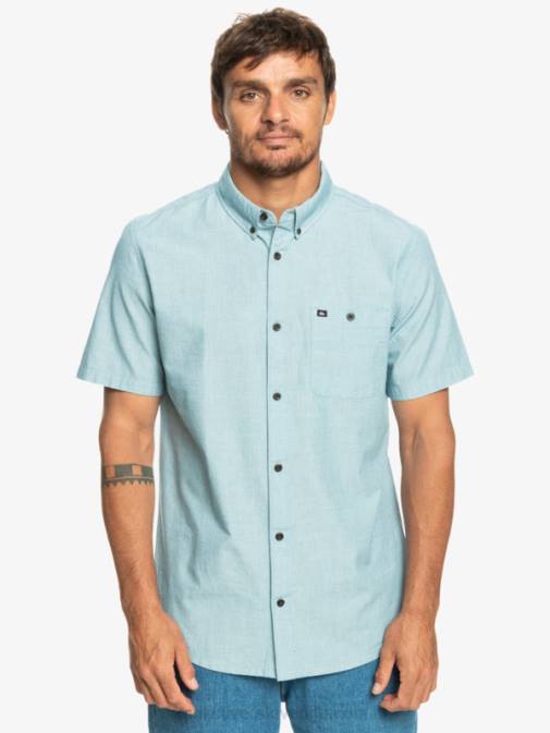 Quiksilver PJ4H377 moški maroško modra winfall majica s kratkimi rokavi