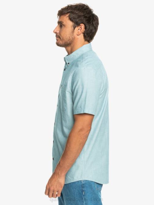 Quiksilver PJ4H377 moški maroško modra winfall majica s kratkimi rokavi