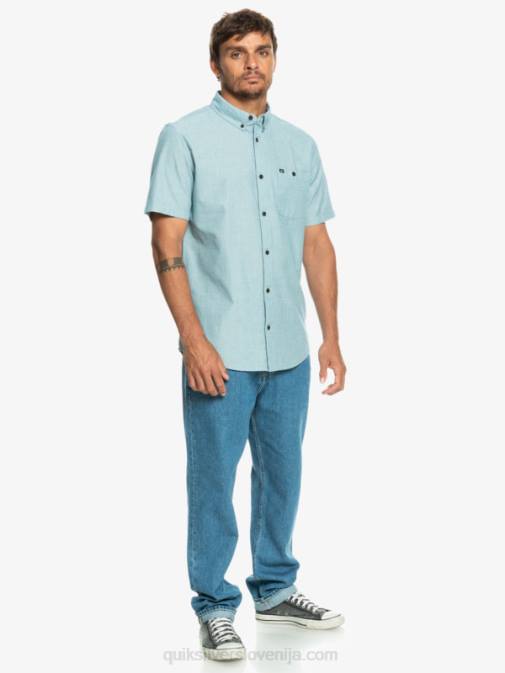 Quiksilver PJ4H377 moški maroško modra winfall majica s kratkimi rokavi