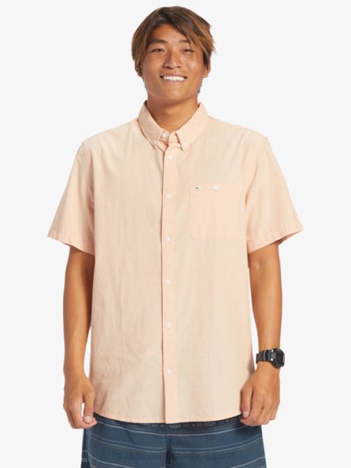 Quiksilver PJ4H378 moški bakreno porjavelost winfall majica s kratkimi rokavi