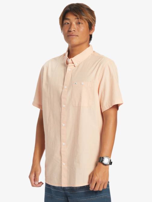 Quiksilver PJ4H378 moški bakreno porjavelost winfall majica s kratkimi rokavi