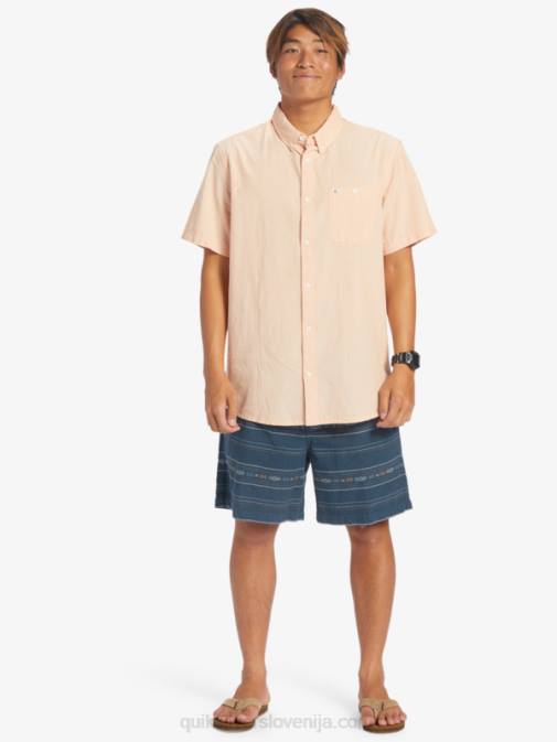 Quiksilver PJ4H378 moški bakreno porjavelost winfall majica s kratkimi rokavi