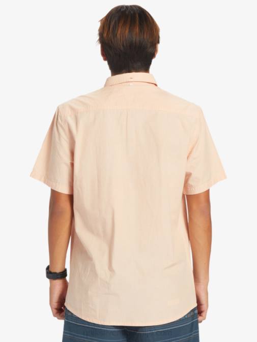 Quiksilver PJ4H378 moški bakreno porjavelost winfall majica s kratkimi rokavi