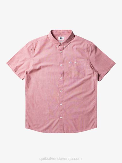 Quiksilver PJ4H379 moški rdeči oker winfall majica s kratkimi rokavi