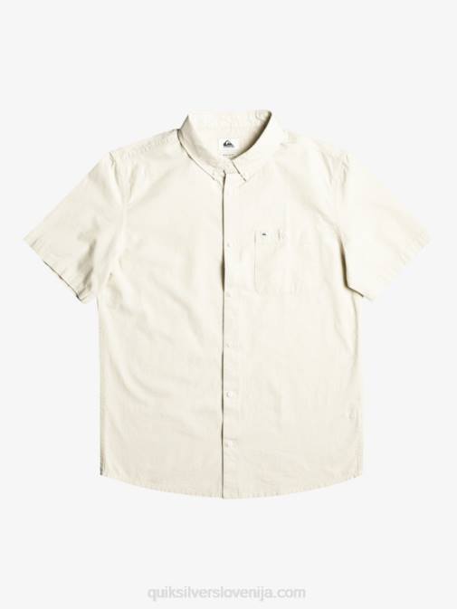 Quiksilver PJ4H381 moški plaza taupe winfall majica s kratkimi rokavi