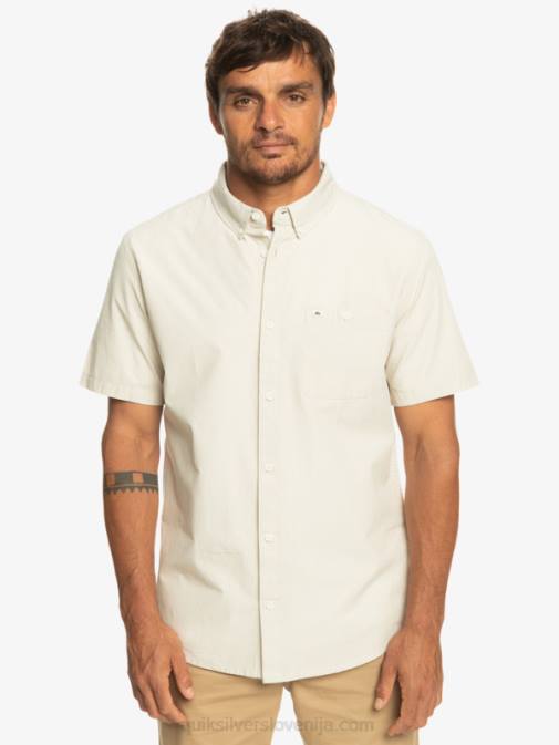 Quiksilver PJ4H381 moški plaza taupe winfall majica s kratkimi rokavi