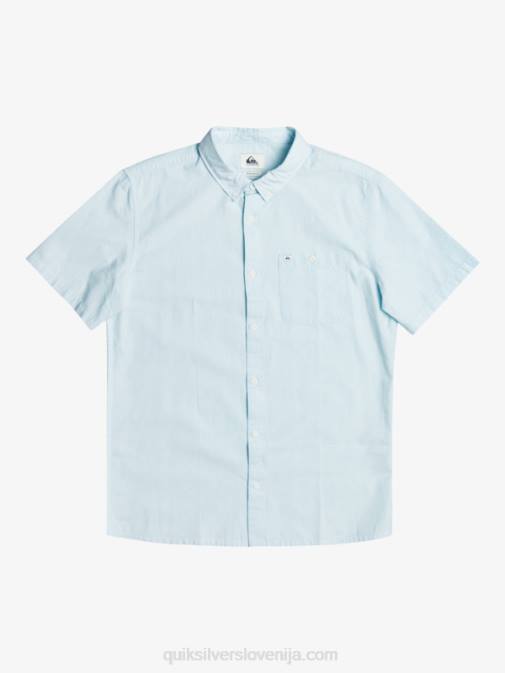 Quiksilver PJ4H384 moški zračno modra winfall majica s kratkimi rokavi