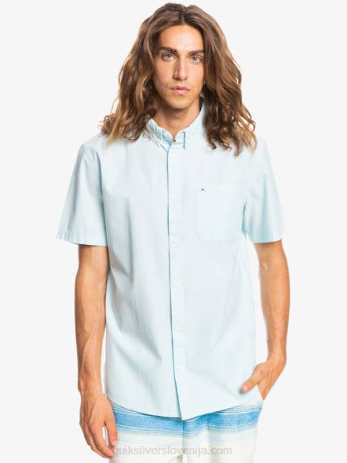 Quiksilver PJ4H384 moški zračno modra winfall majica s kratkimi rokavi