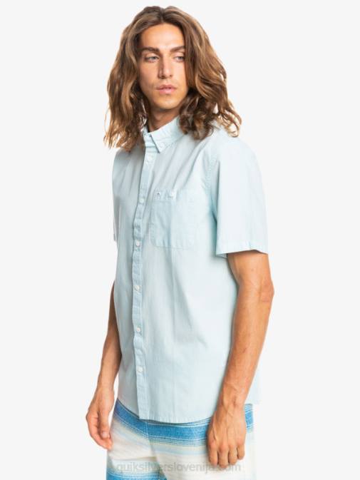 Quiksilver PJ4H384 moški zračno modra winfall majica s kratkimi rokavi
