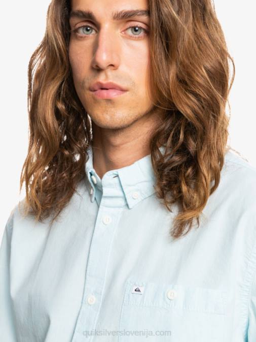 Quiksilver PJ4H384 moški zračno modra winfall majica s kratkimi rokavi