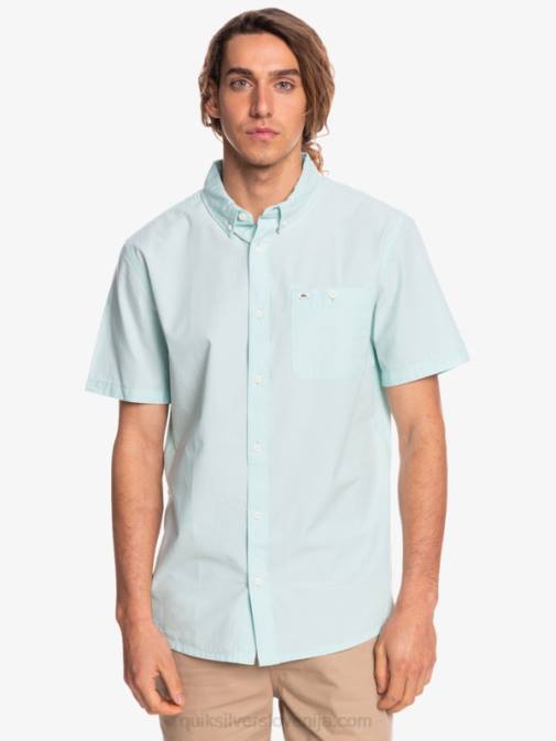 Quiksilver PJ4H385 moški angelsko modra winfall majica s kratkimi rokavi