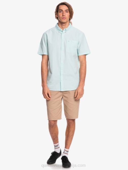Quiksilver PJ4H385 moški angelsko modra winfall majica s kratkimi rokavi