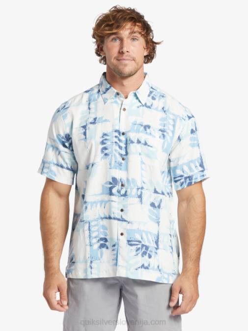 Quiksilver PJ4H399 moški mrak modri kanuji greben w waterman kanuji reef tehnična majica s kratkimi rokavi