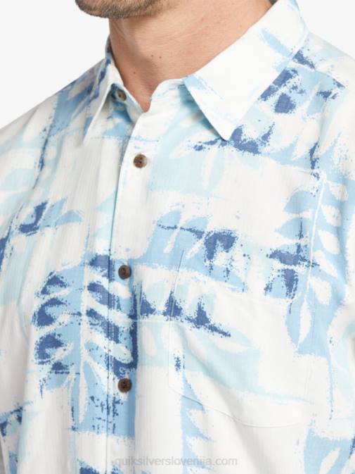 Quiksilver PJ4H399 moški mrak modri kanuji greben w waterman kanuji reef tehnična majica s kratkimi rokavi