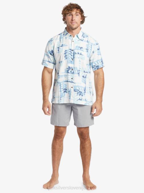 Quiksilver PJ4H399 moški mrak modri kanuji greben w waterman kanuji reef tehnična majica s kratkimi rokavi