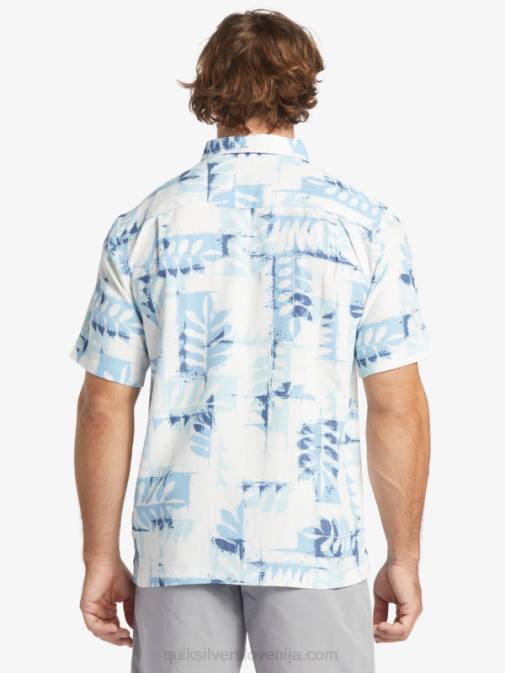 Quiksilver PJ4H399 moški mrak modri kanuji greben w waterman kanuji reef tehnična majica s kratkimi rokavi