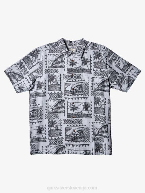 Quiksilver PJ4H433 moški črne surf triperje majica s kratkimi rokavi waterman surf trippers