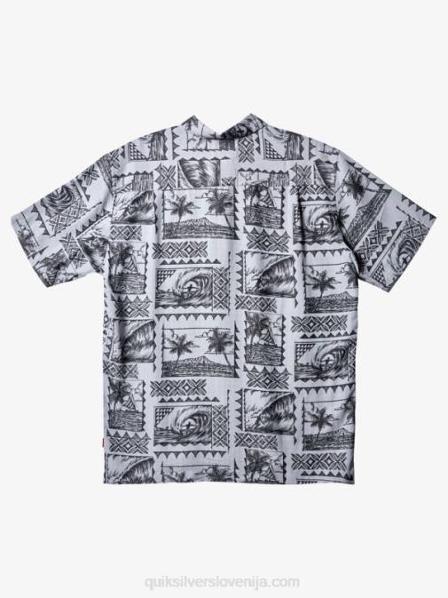 Quiksilver PJ4H433 moški črne surf triperje majica s kratkimi rokavi waterman surf trippers