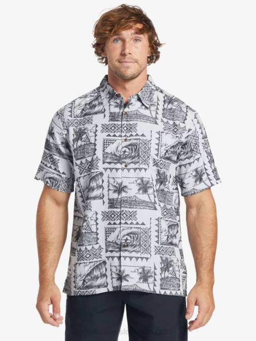 Quiksilver PJ4H433 moški črne surf triperje majica s kratkimi rokavi waterman surf trippers