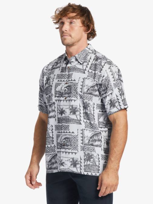 Quiksilver PJ4H433 moški črne surf triperje majica s kratkimi rokavi waterman surf trippers