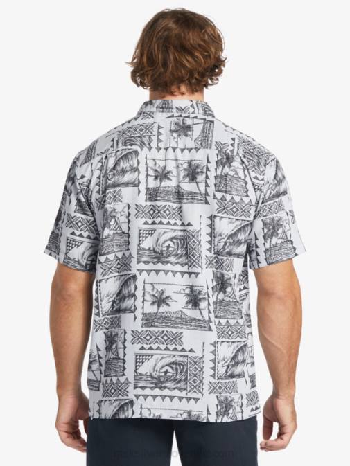 Quiksilver PJ4H433 moški črne surf triperje majica s kratkimi rokavi waterman surf trippers