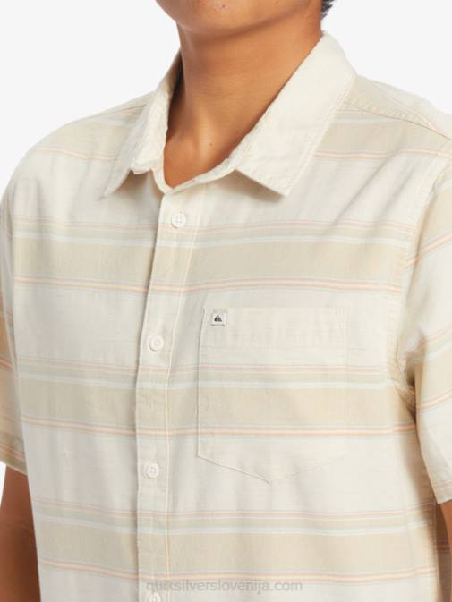 Quiksilver PJ4H445 moški breza cali str srajca s kratkimi rokavi cali sunrise