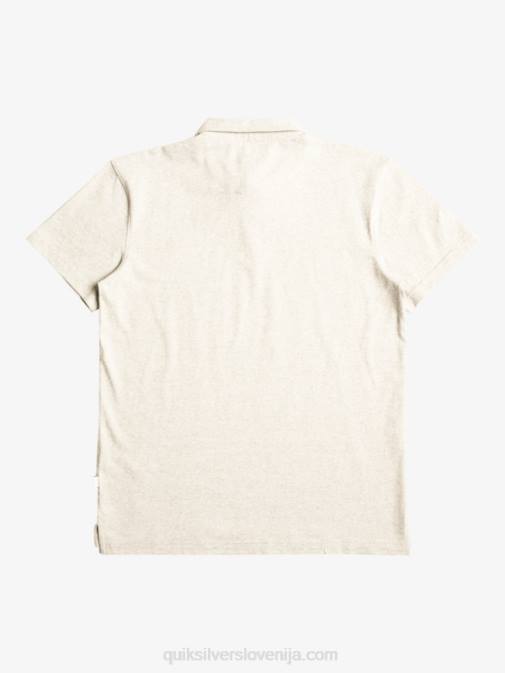 Quiksilver PJ4H475 moški svetlo sivo resje polo majica s kratkimi rokavi sunset cruise
