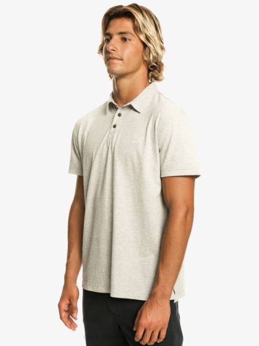 Quiksilver PJ4H475 moški svetlo sivo resje polo majica s kratkimi rokavi sunset cruise