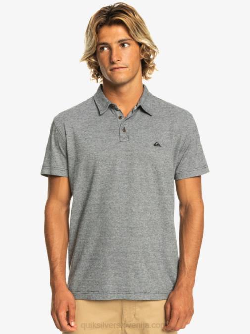 Quiksilver PJ4H476 moški Črna polo majica s kratkimi rokavi sunset cruise