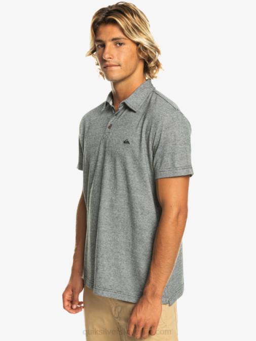 Quiksilver PJ4H476 moški Črna polo majica s kratkimi rokavi sunset cruise