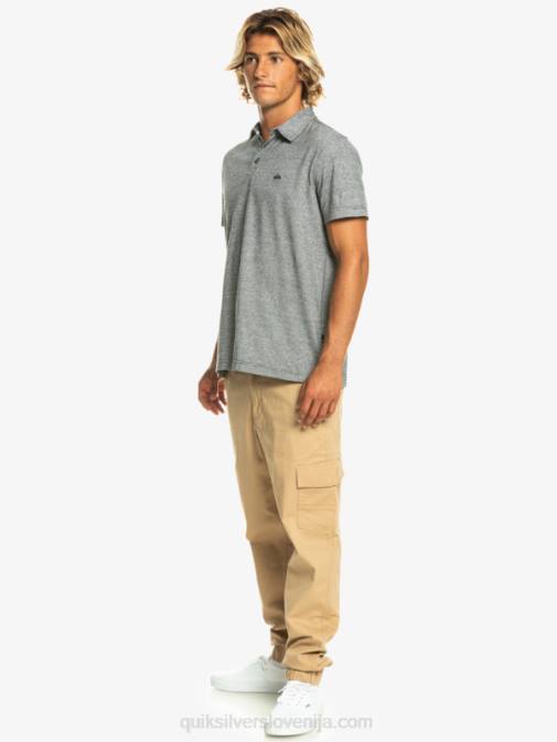 Quiksilver PJ4H476 moški Črna polo majica s kratkimi rokavi sunset cruise