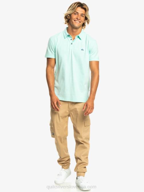 Quiksilver PJ4H481 moški kozarec za plažo polo majica s kratkimi rokavi sunset cruise