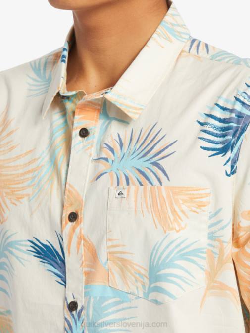 Quiksilver PJ4H550 moški breza tropska napaka tropical glitch srajca s kratkimi rokavi
